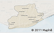 Shaded Relief 3D Map of Tsihombe, lighten