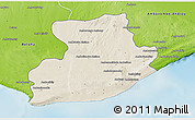 Shaded Relief 3D Map of Tsihombe, physical outside