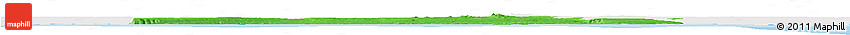 Political Horizon Map of Tsihombe, single color outside
