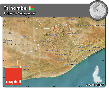 Satellite Map of Tsihombe