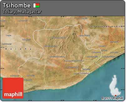 Satellite Map of Tsihombe