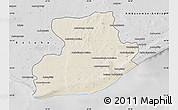 Shaded Relief Map of Tsihombe, desaturated