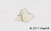 Shaded Relief 3D Map of Kachindamoto, cropped outside