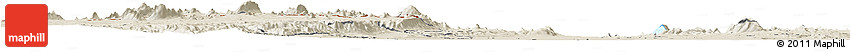 Shaded Relief Horizon Map of Kachindamoto Shaded Relief Horizon Map of Kachindamoto