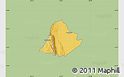 Savanna Style Map of Kachindamoto, single color outside