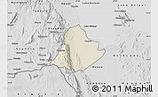Shaded Relief Map of Kachindamoto, desaturated