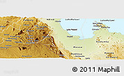 Physical Panoramic Map of Kachindamoto