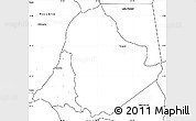 Blank Simple Map of Kachindamoto