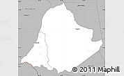 Gray Simple Map of Kachindamoto