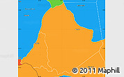 Political Simple Map of Kachindamoto