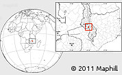 Blank Location Map of Kasumbu