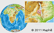 Physical Location Map of Dowa, highlighted parent region