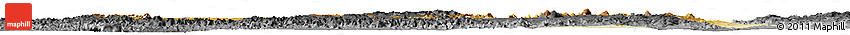 Physical Horizon Map of Central, darken, desaturated