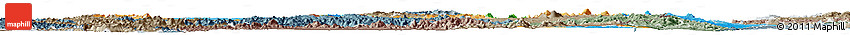 Political Horizon Map of Central, semi-desaturated