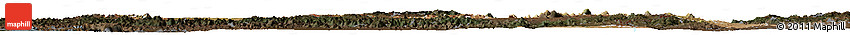 Satellite Horizon Map of Central, darken