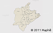 Shaded Relief 3D Map of Kasungu, cropped outside