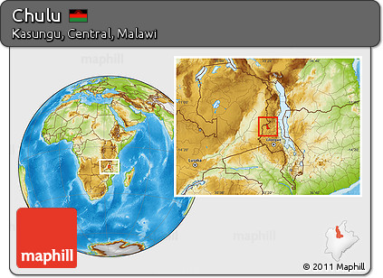 Physical Location Map of Chulu