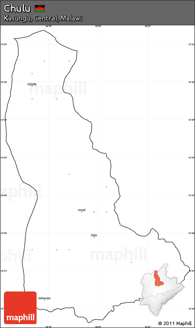 Blank Simple Map of Chulu, cropped outside