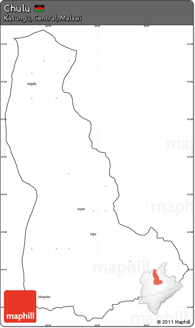 Blank Simple Map of Chulu, cropped outside