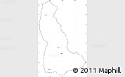 Blank Simple Map of Chulu, cropped outside