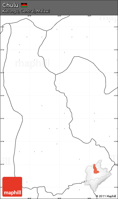 Blank Simple Map of Chulu, no labels
