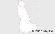 Classic Style Simple Map of Chulu, cropped outside