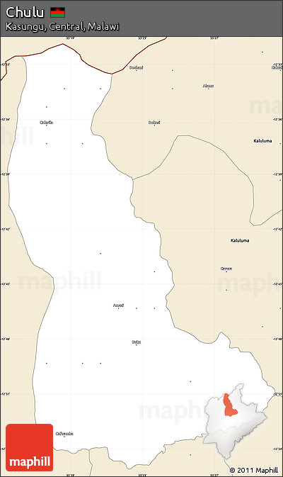 Classic Style Simple Map of Chulu