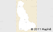 Classic Style Simple Map of Chulu, single color outside