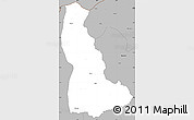 Gray Simple Map of Chulu