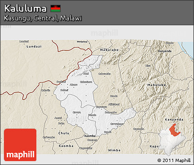 Classic Style 3D Map of Kaluluma