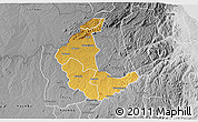 Physical 3D Map of Kaluluma, desaturated