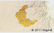 Physical 3D Map of Kaluluma, lighten