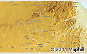 Physical 3D Map of Kaluluma