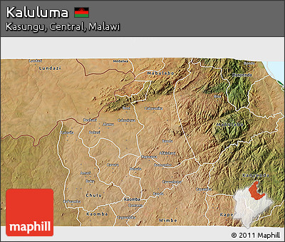 Satellite 3D Map of Kaluluma