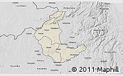 Shaded Relief 3D Map of Kaluluma, desaturated