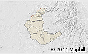 Shaded Relief 3D Map of Kaluluma, lighten, desaturated
