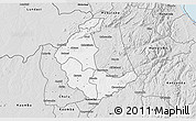 Silver Style 3D Map of Kaluluma