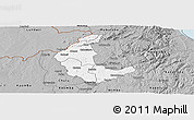 Gray Panoramic Map of Kaluluma