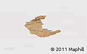 Satellite Panoramic Map of Kaluluma, cropped outside