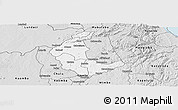Silver Style Panoramic Map of Kaluluma