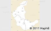 Classic Style Simple Map of Kaluluma, single color outside