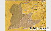 Satellite 3D Map of Kaomba, physical outside