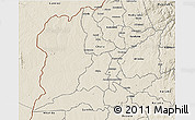 Shaded Relief 3D Map of Kaomba