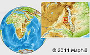 Physical Location Map of Kaomba