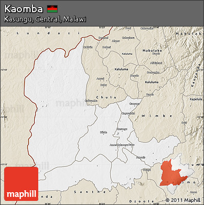 Classic Style Map of Kaomba