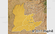 Physical Map of Kaomba, satellite outside