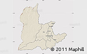 Shaded Relief Map of Kaomba, cropped outside