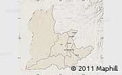 Shaded Relief Map of Kaomba, lighten