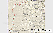 Shaded Relief Map of Kaomba