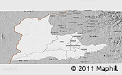 Gray Panoramic Map of Kaomba